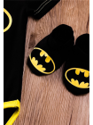 Дитячий костюм трійка бодік + шапочка + пінетки Batman